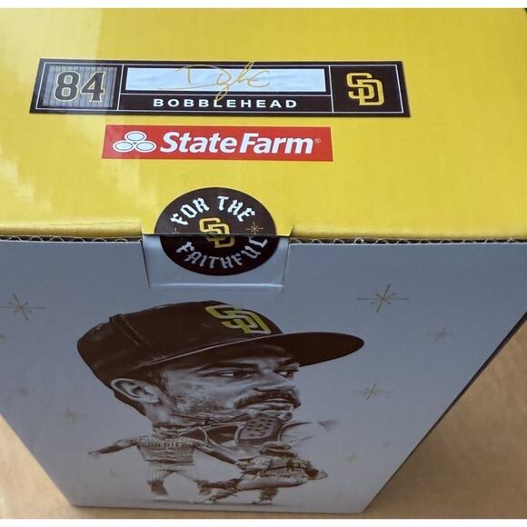 San Diego Padres Dylan Cease No-Hitter Bobblehead 9/10/2025 Game - Picture 2 of 4